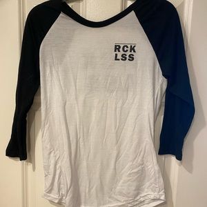 Young and reckless baseball ringer tee